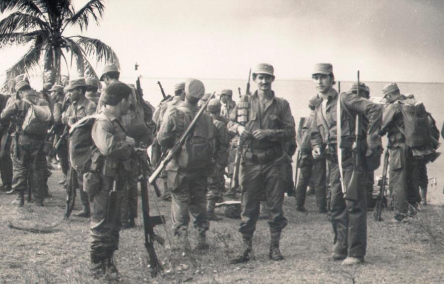 Expedicionarios del 14 de junio en Cuba, antes de partir hacia la Repúlica Dominicana.