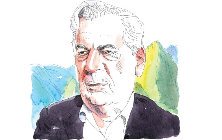 Mario Vargas Llosa (Illustration by Joe Ciardiello)