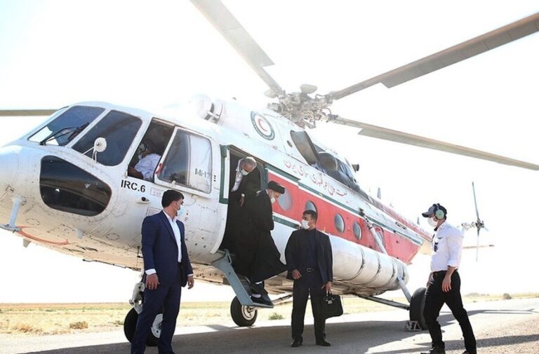 El helicóptero Irán