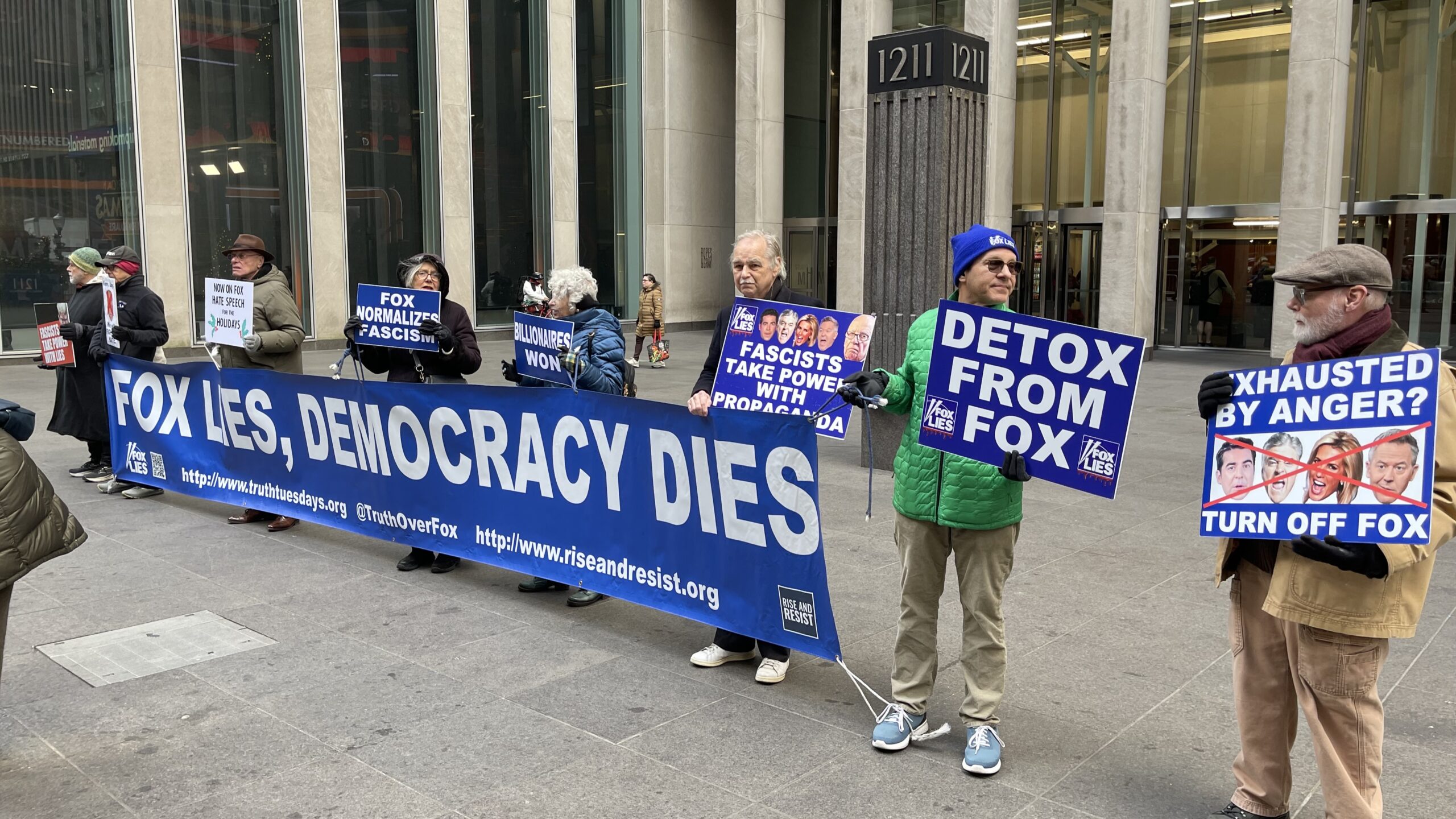 Protesta contra Fox/ Foto: Luis Alfredo Collado