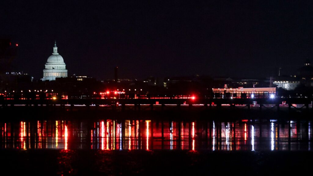 El Capitolio desde El Rio Potomac