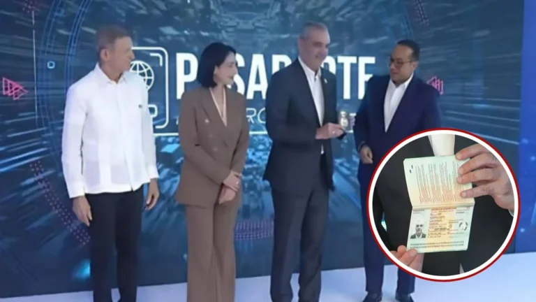 Abinader pasaporte electrónico dominicano