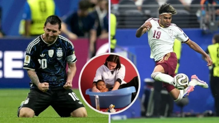 Lamine Yamal y Lionel Messi